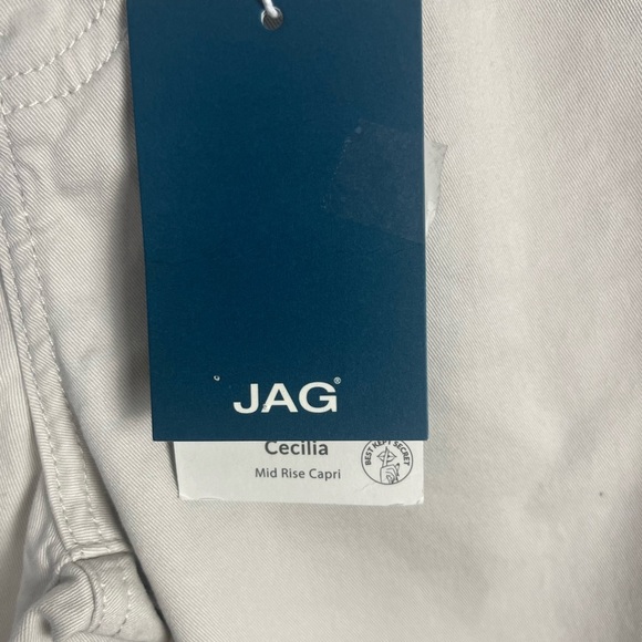 NWT JAG Women's Cecilia Mid Rise Capri size 2 petite - Picture 6 of 7